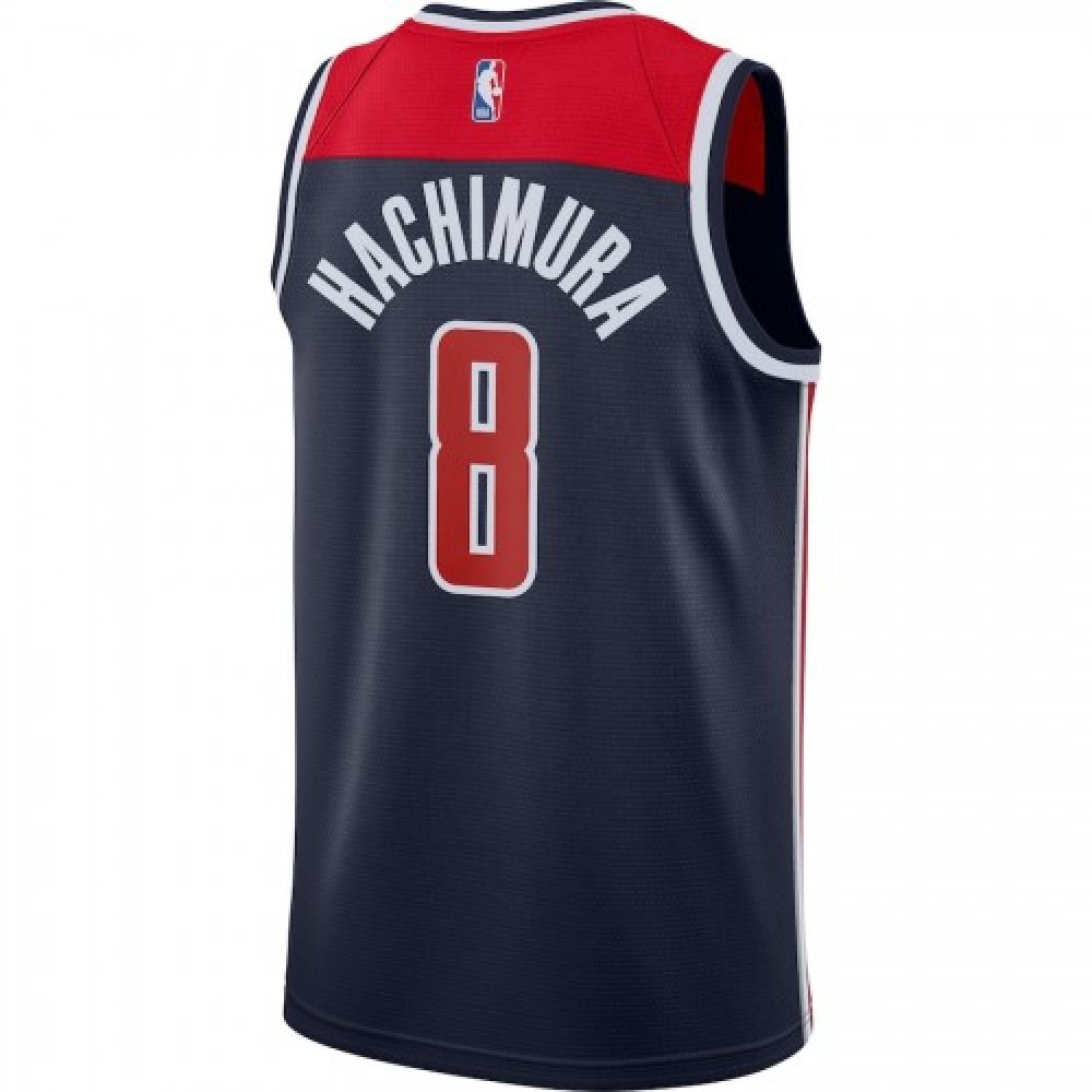 Men's Washington Wizards Rui Hachimura #8 Jordan Navy 2020/21 Jersey - Statement Edition-Pro Kit Vault | Brand New 26/27 Sports Jerseys
